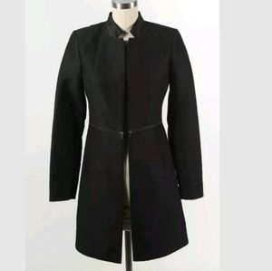 NWT BCBG MAXAZARIA SILK MIX COAT XS